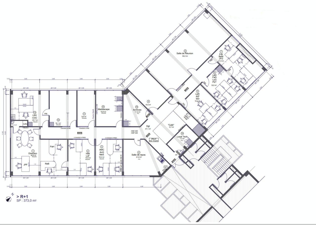 Bureau Vandoeuvre-lès-Nancy 746m² Location bureau Vandoeuvre-lès-Nancy Meurthe-et-Moselle OLBUR2532543 13